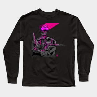 Gunman Skull Long Sleeve T-Shirt